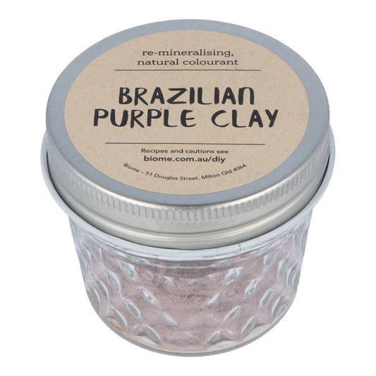 Brazilian Purple Clay in Glass Jar 50g