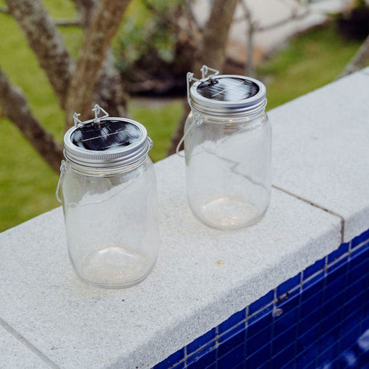 BULK BUY Solar Jar - Catch the Sun Glass Lantern Carton of 10
