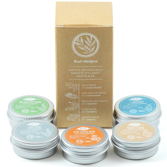 Bush Medijina Native Botanicals Mini Balm Gift Box 5pk