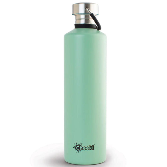 Cheeki 1L Stainless Steel Water Bottle - Pistachio