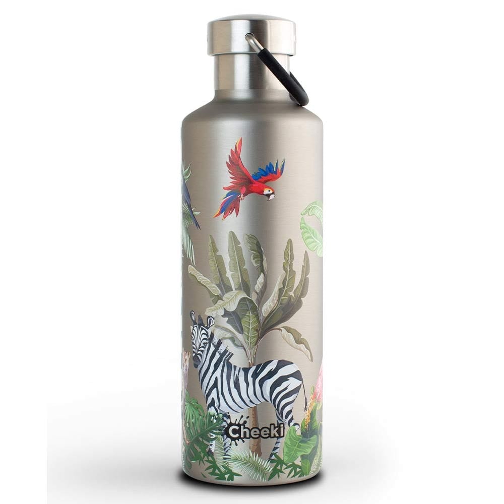 Cheeki Insulated Bottle 600ml - Jungle