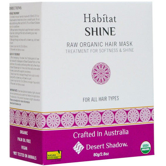 Desert Shadow Shine Raw Organic Hair Mask 80g
