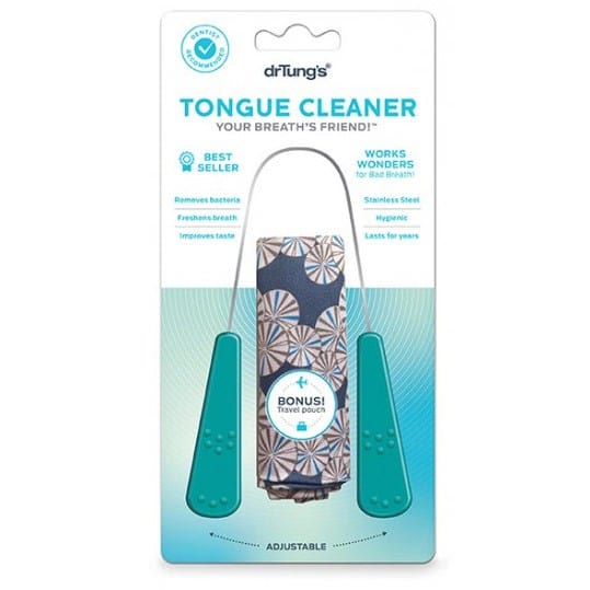 Dr Tung's Tongue Cleaner - Stainless Steel