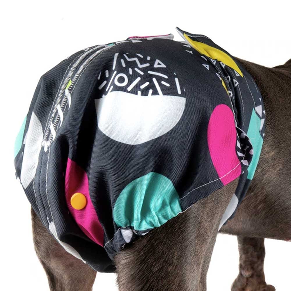 Dundies All in One Pet Nappy - Polka Dot