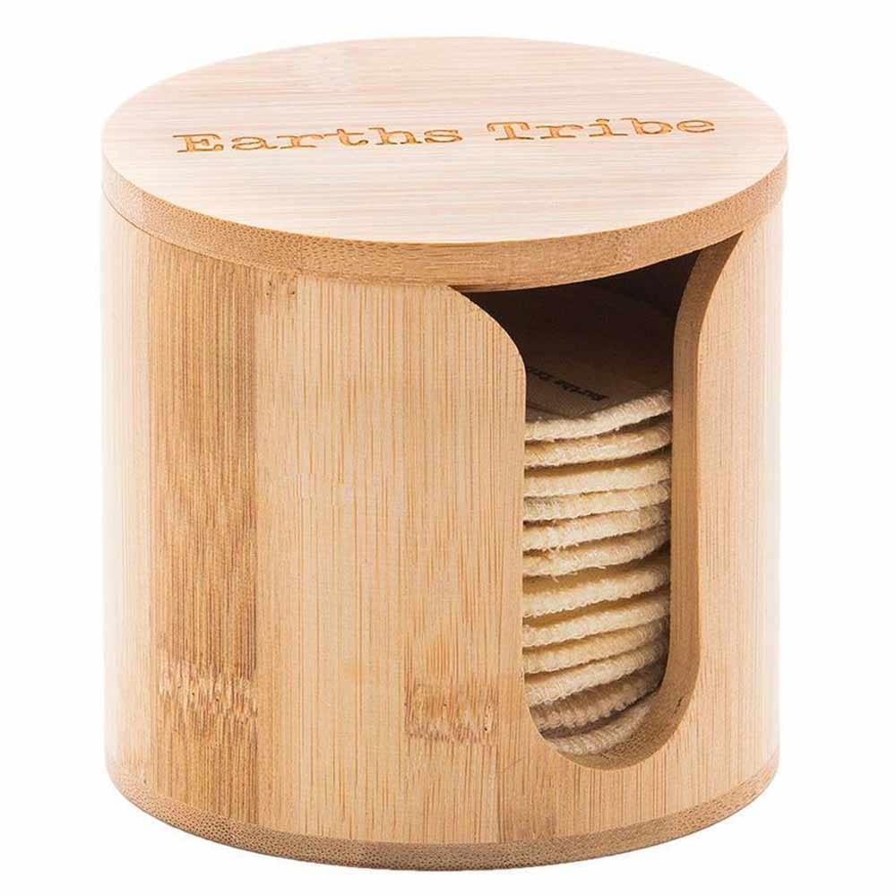 Earths Tribe Bamboo Makeup Round Holder