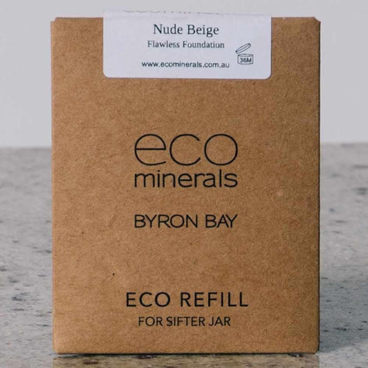Eco minerals foundation 5g REFILL sachet - flawless nude beige
