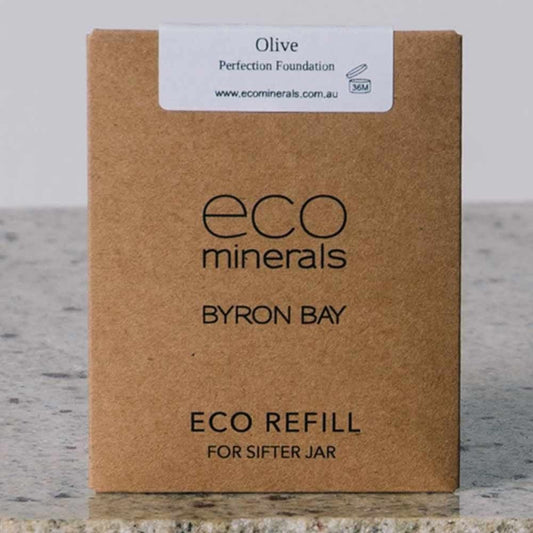 Eco minerals foundation 5g REFILL sachet - flawless olive