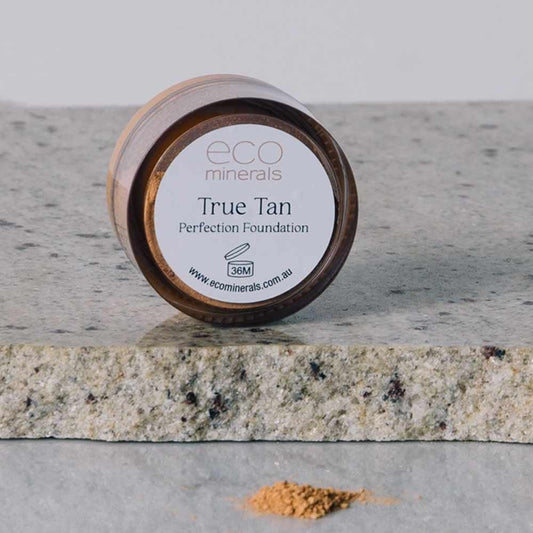 Eco minerals foundation powder 5g JAR - perfection true tan