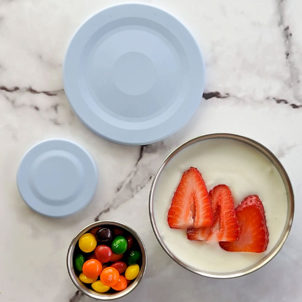 EcoCocoon Bento Snack Pots Set of 2 - Blueberry