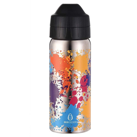 EcoCocoon Stainless Steel Water Bottle 500ml - Paint Spots