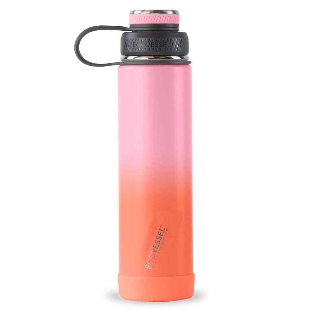EcoVessel Boulder Triple Insulated Bottle 700ml - Coral Sands