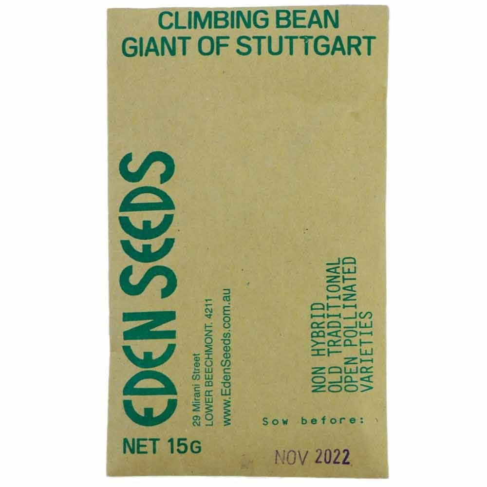 Eden Seeds - Giant Of Stuttgart Climbing Bean