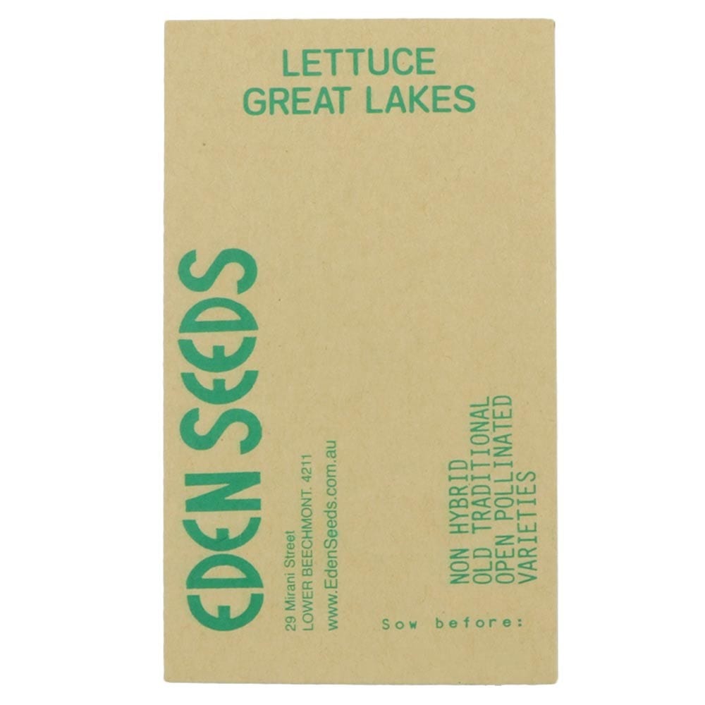 Eden Seeds - Great Lakes Lettuce