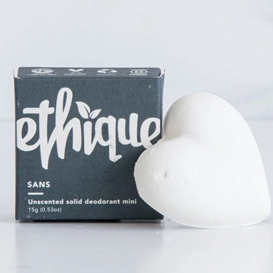 ETHIQUE Mini 15g Solid Deodorant - Sans Unscented
