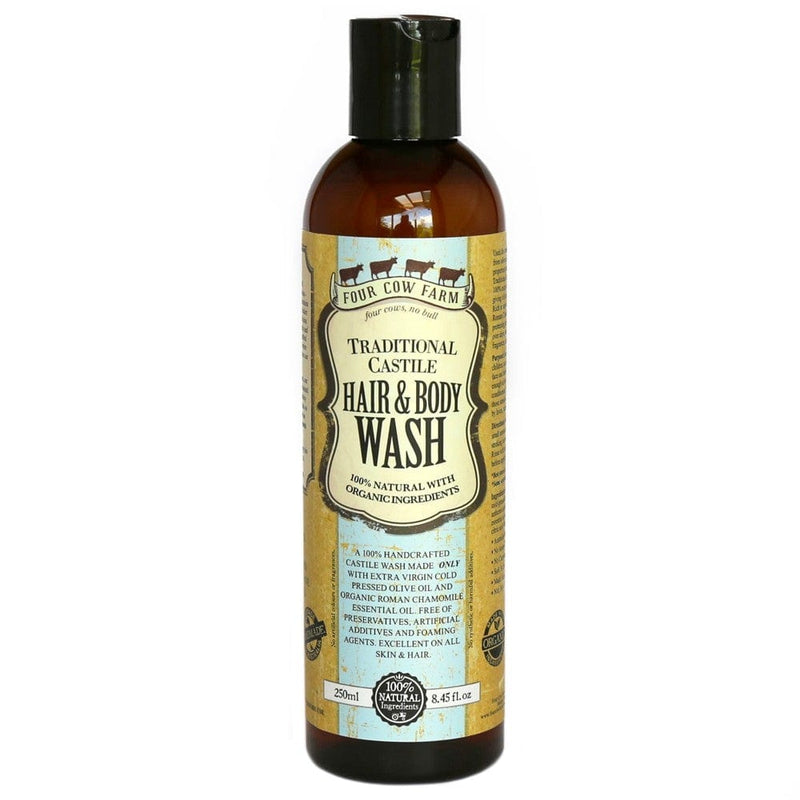 Four Cow Farm Traditional Castile Hair and Body Wash