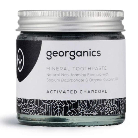 Georganics Natural Mineral-Rich Toothpaste 60ml - Activated Charcoal