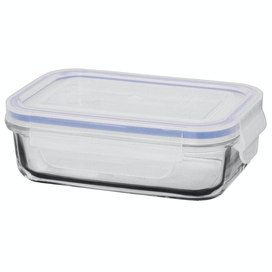 Glasslock Container Rectangle 400mL - Blue Seal