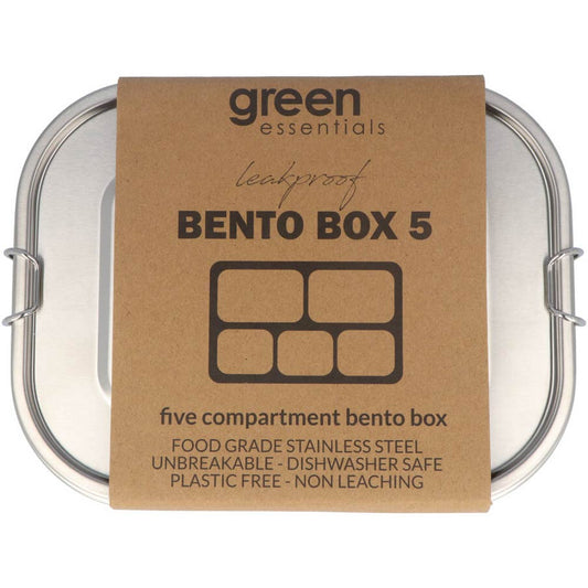 Green Essentials Leakproof Bento Box 5 Compartment