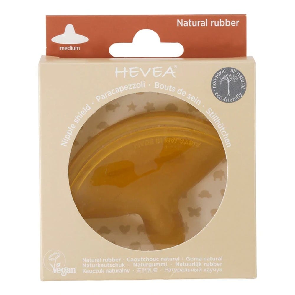 Hevea Natural Rubber Nipple Shield 2pk - Medium
