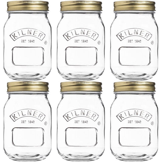 Kilner 500ml Preserve Jars Set of 6