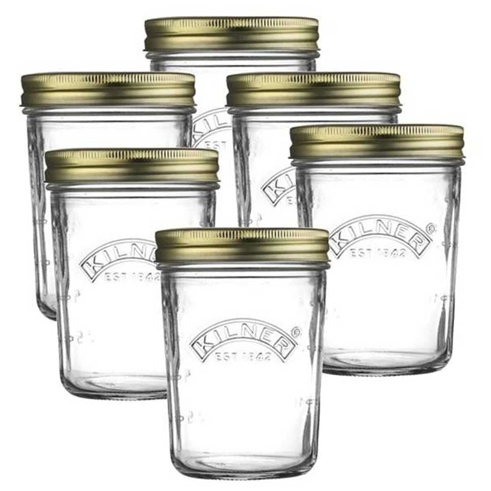 Kilner Wide Mouth Preserve Jar Set of 6 - 350ml