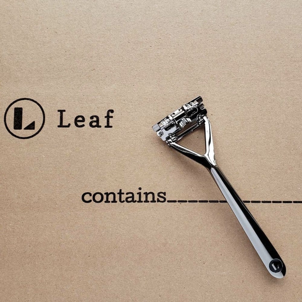 Leaf Shave Reusable Pivoting Razor (10pk Blades) - Mercury