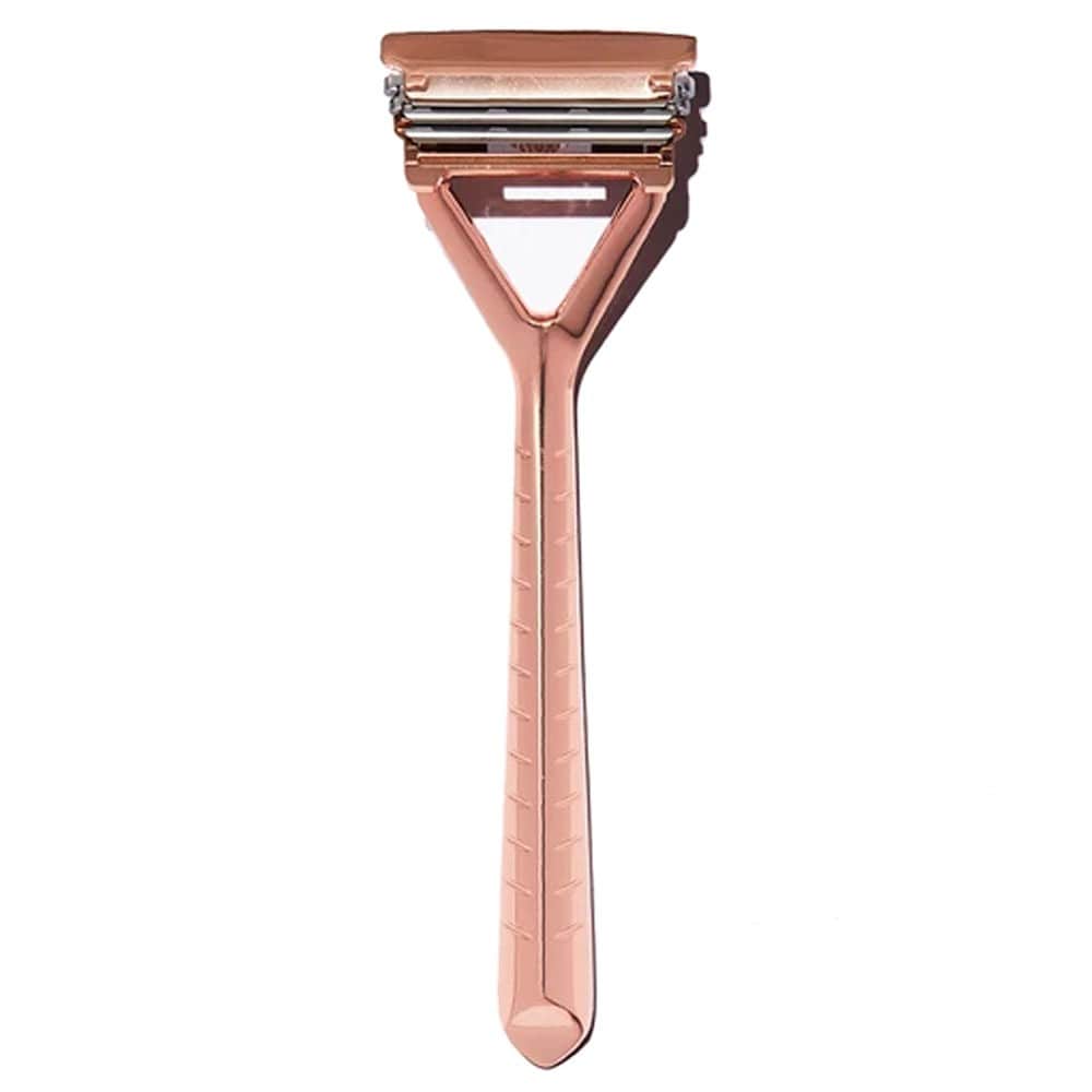 Buy Leaf Shave Reusable Pivoting Razor (10pk Blades) - Rose Gold Online
