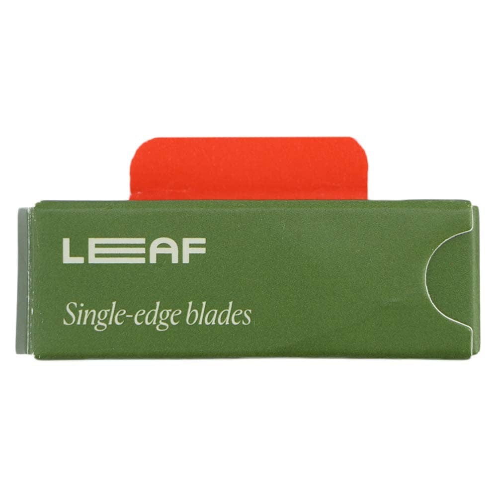 Leaf Shave Reusable Pivoting Razor (10pk Blades) - Silver