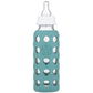 Lifefactory Glass Baby Bottle 265ml - Kale Green