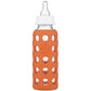 Lifefactory Glass Baby Bottle 265ml - Papaya Orange