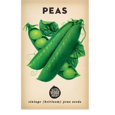 Little Veggie Patch Heirloom seeds - peas pea snap sugar bon