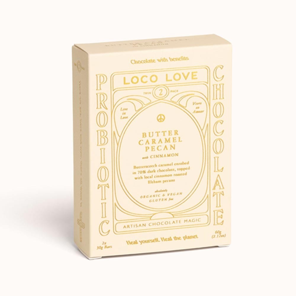 Loco Love Twin Pack 60g - Butter Caramel Pecan