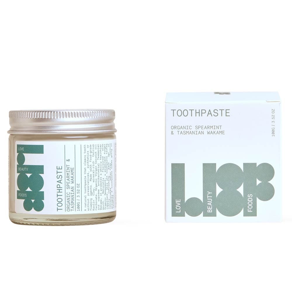 Love Beauty Foods Toothpaste 100g - Spearmint & Tasmanian Wakame
