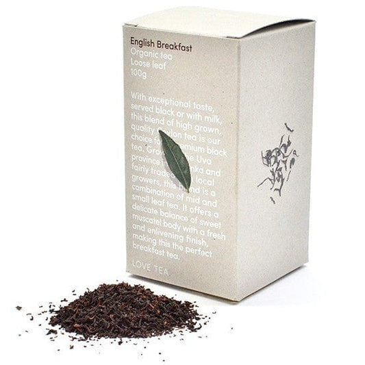 Love Tea Organic Loose Leaf Tea 100g - English Breakfast