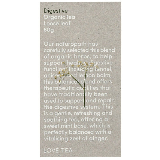 Love Tea Organic Loose Leaf Tea 50g - Digestive