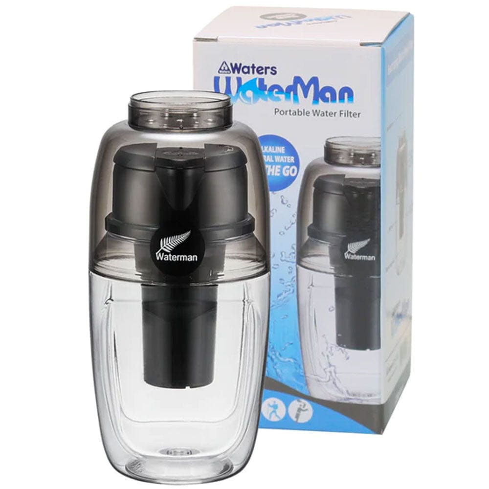 Mini Waterman Water Filter Bottle 600ml - Black