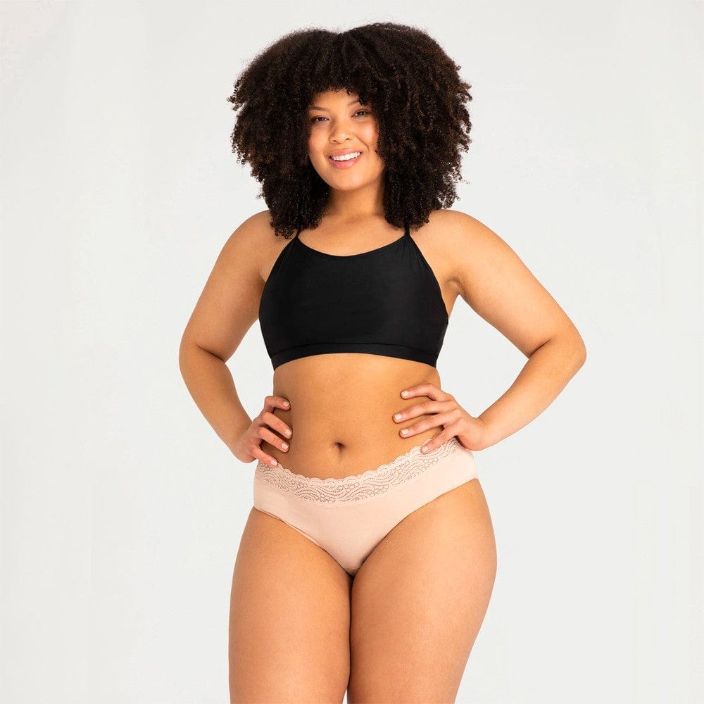 Buy Modibodi Sensual Hi-waist Period Undies Light/Moderate - Beige Online