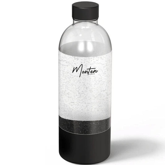 Monten Soda Bottles 900ml - Matte Black