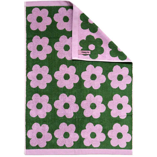 Mosey Me Organic Cotton Hand Towel - Flowerbed