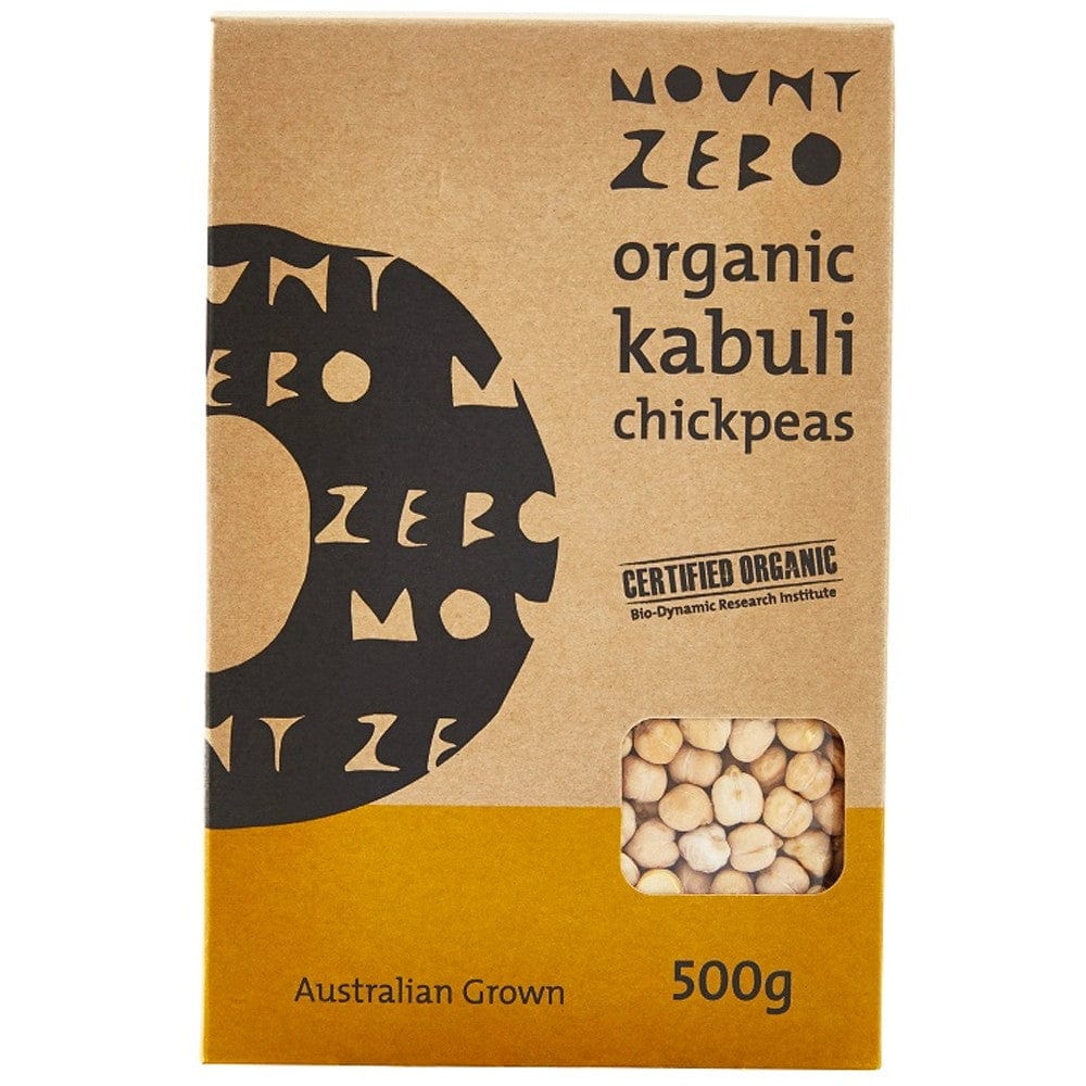 Buy Mount Zero Olives Organic Kabuli Chickpeas 500g Online