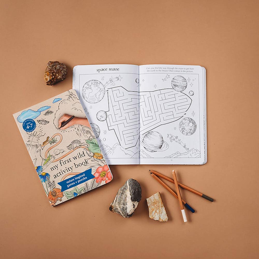 My First Wild Activity Book: nature inspired games + puzzles for kids 4-7yrs