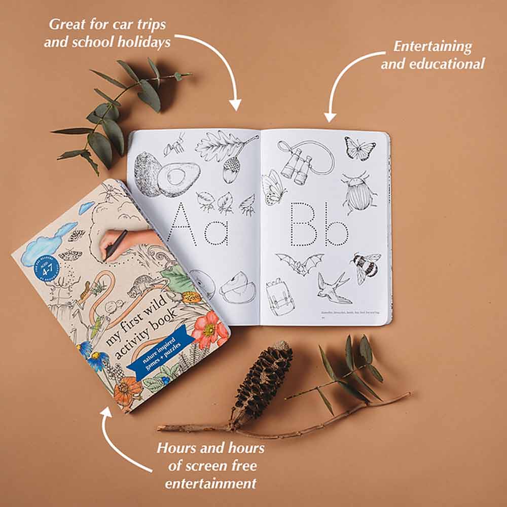 My First Wild Activity Book: nature inspired games + puzzles for kids 4-7yrs