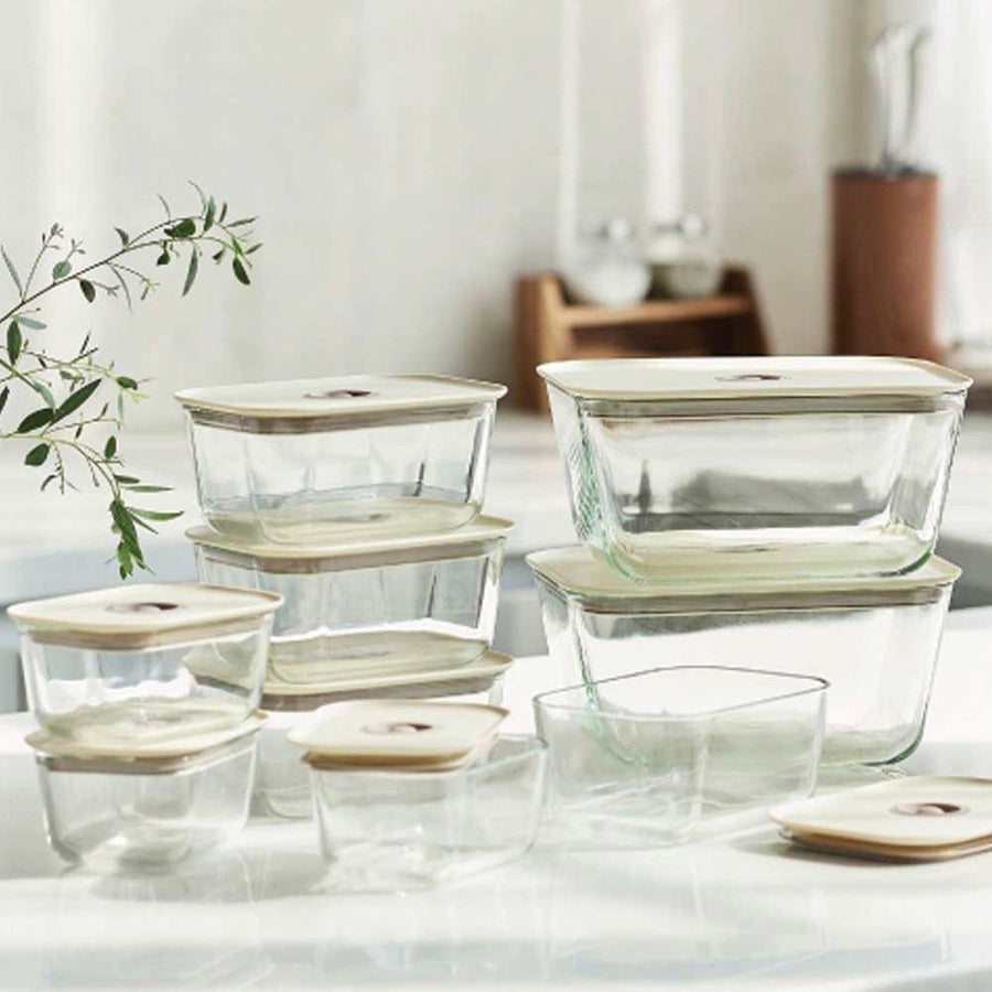 Neoflam Clik Glass Food Container Set of 8