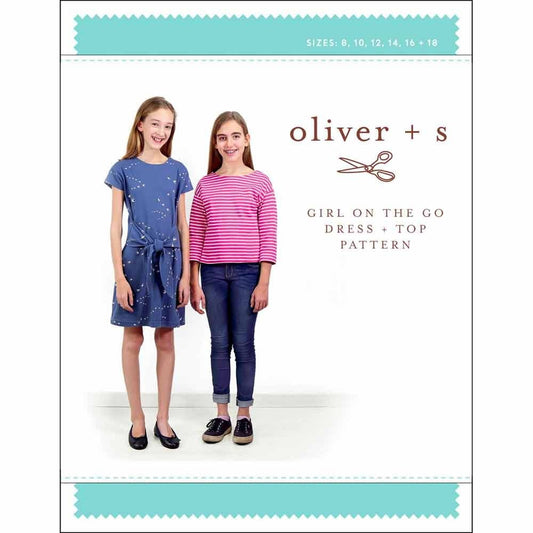 Oliver + S Sewing Pattern - Girl On The Go Dress & Top