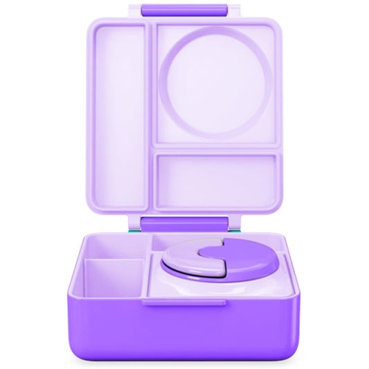 OmieBox Hot & Cold Bento Lunch Box V2 - Purple Plum