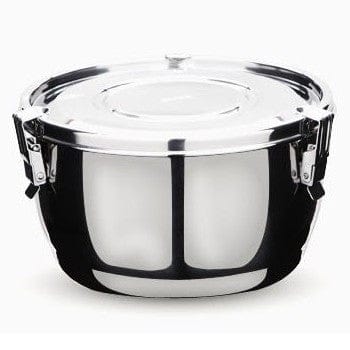 Onyx stainless steel airtight round container 14cm 1L