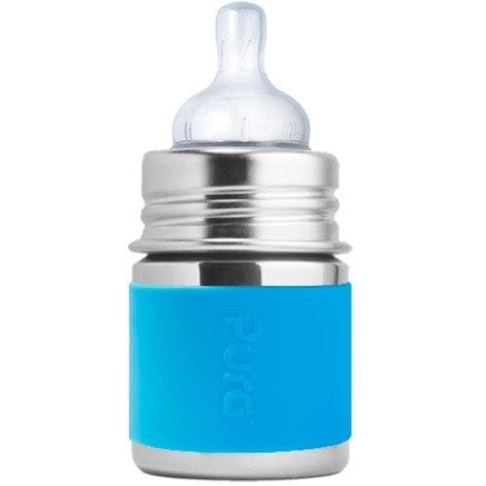 Pura Kiki Stainless Steel Infant Bottle 150ml - Aqua