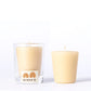 Queen B Beeswax Candle Votive in Glass + Refill Pack
