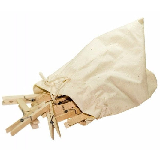 Redecker Clothes Pegs in Cotton Bag
