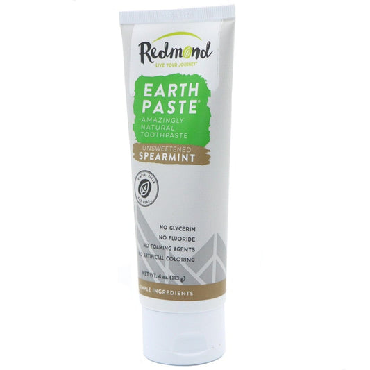 Redmond's Earthpaste Natural Toothpaste - Unsweetened Spearmint